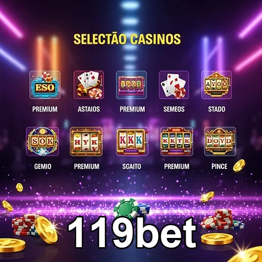 Imagem de jogos de azar na 119bet, site de apostas online, com variedade de opções e clima empolgante.