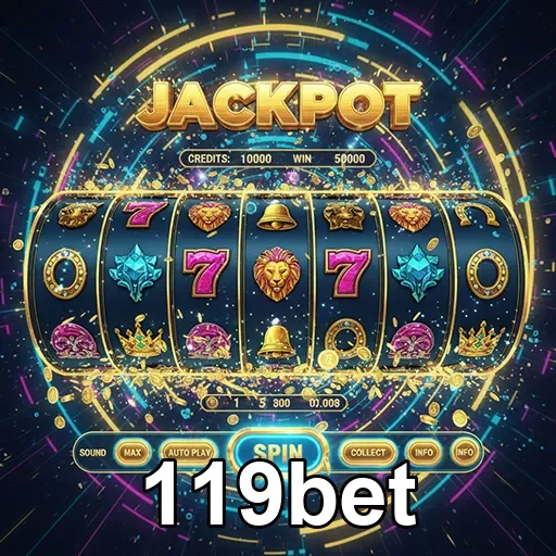 Tela de saque rápido pelo mobile em slot games na 119bet