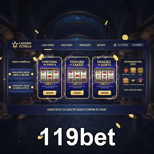 Jogos de cassino, apostas ao vivo e slots no móvel